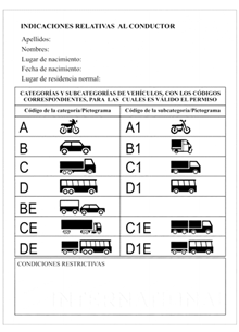 Mẫu giấy phép lái xe quốc tế trang 7